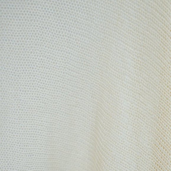 Johnny Was Calme Cream Linen Knit Poncho - Picture 6 of 7